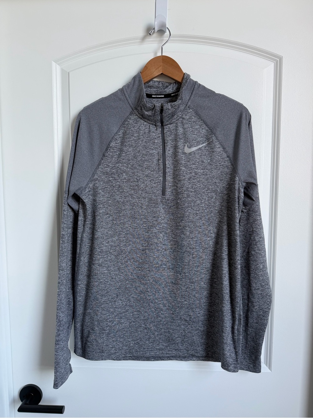 Nike Men’s Gray Dri-FIT Gray Half-Zip Pullover